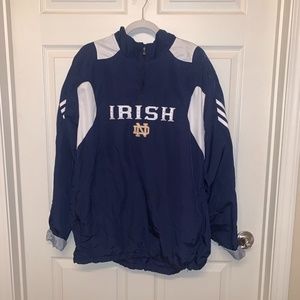 Adidas Notre Dame Vintage Quarter Zip!